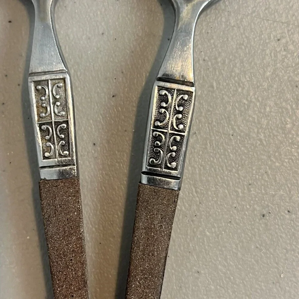 2 EKCO ETERNA LA JOYA Mid Century Modern Teaspoons Flatware MCM